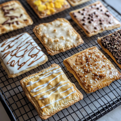 Gourmet Toaster Pastries - Freshly Baked, Flaky & Delicious - Assorted Fruit, Nut, Savory & Cream Cheese Filling - Perfect for Breakfast, Brunch, or Special Occasions - 4 Count Celiac Safe
