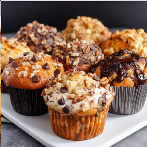 Gourmet Jumbo Muffins – Celiac Safe, Organic | Bakery-Fresh, Soft & Moist- Dozen